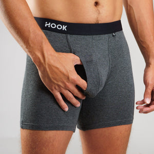 Fly Charcoal Boxer Brief