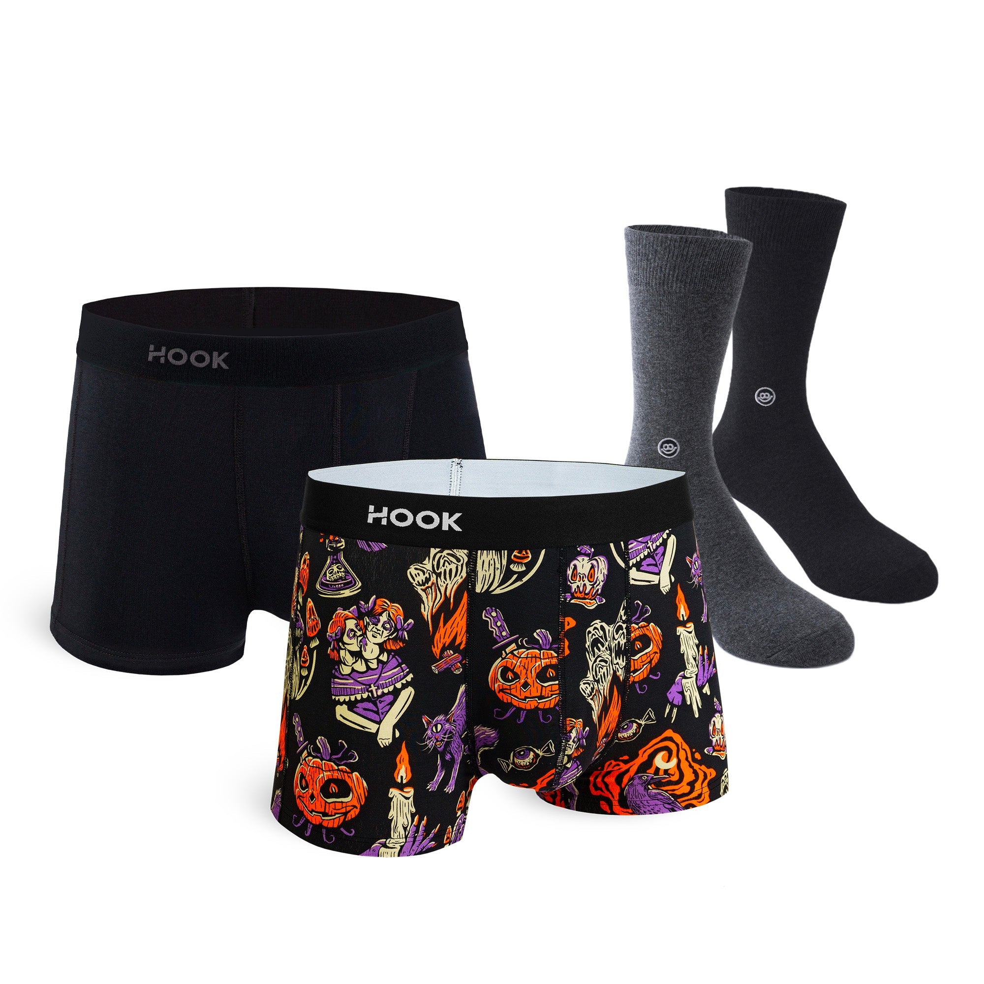Halloween Pack : 2 Trunks, 2 socks
